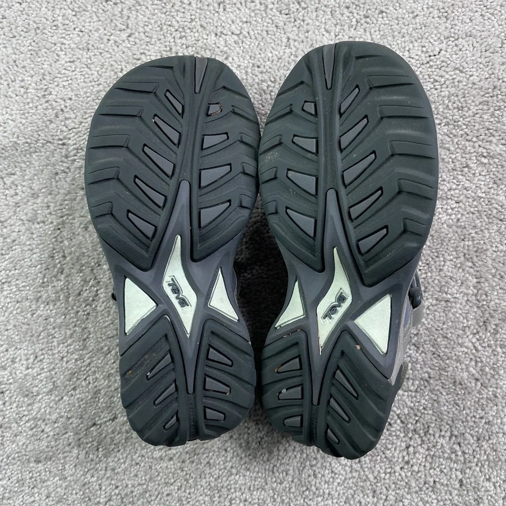 Teva Omnium Water Sandals Women Size 7 Grey Hiking Trail Hybrid Outdoors